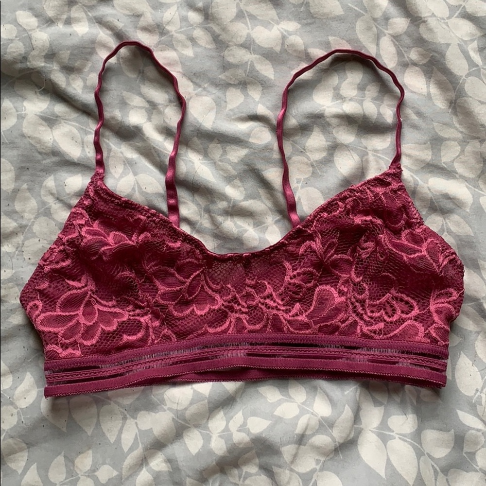 Magenta Lace Bralette